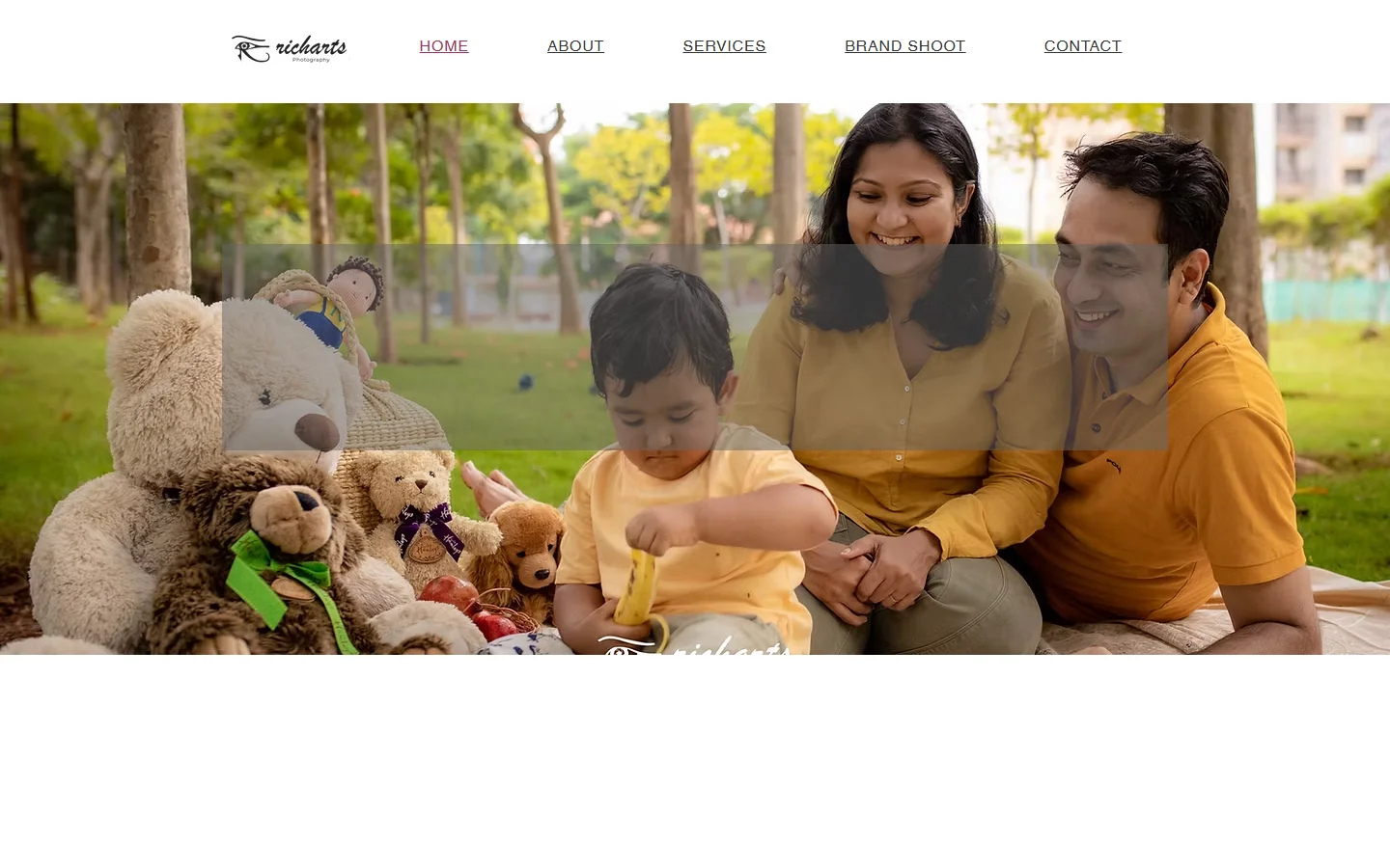 Richarts Photography website screenshot